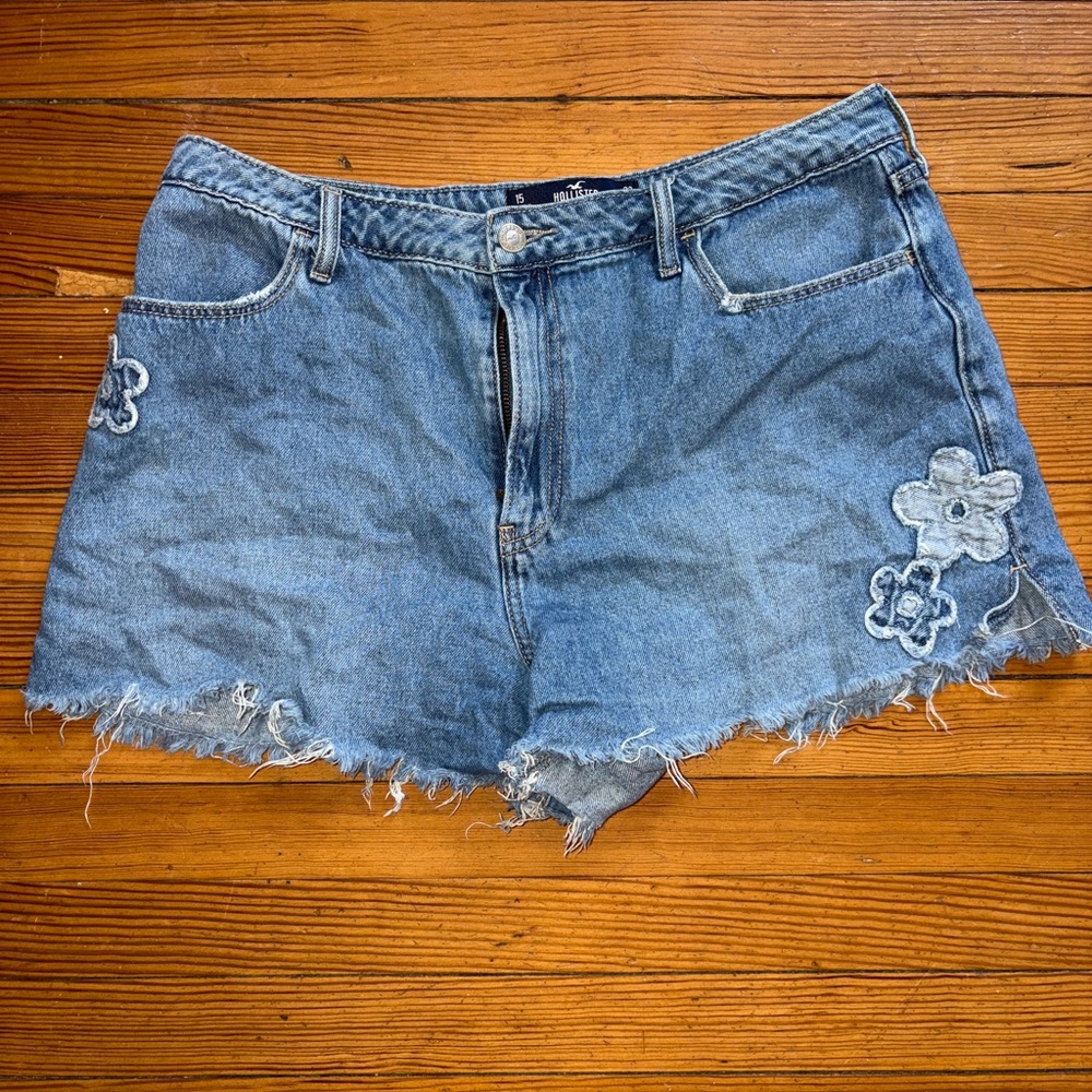 Hollister Jean Shorts with Floral Details